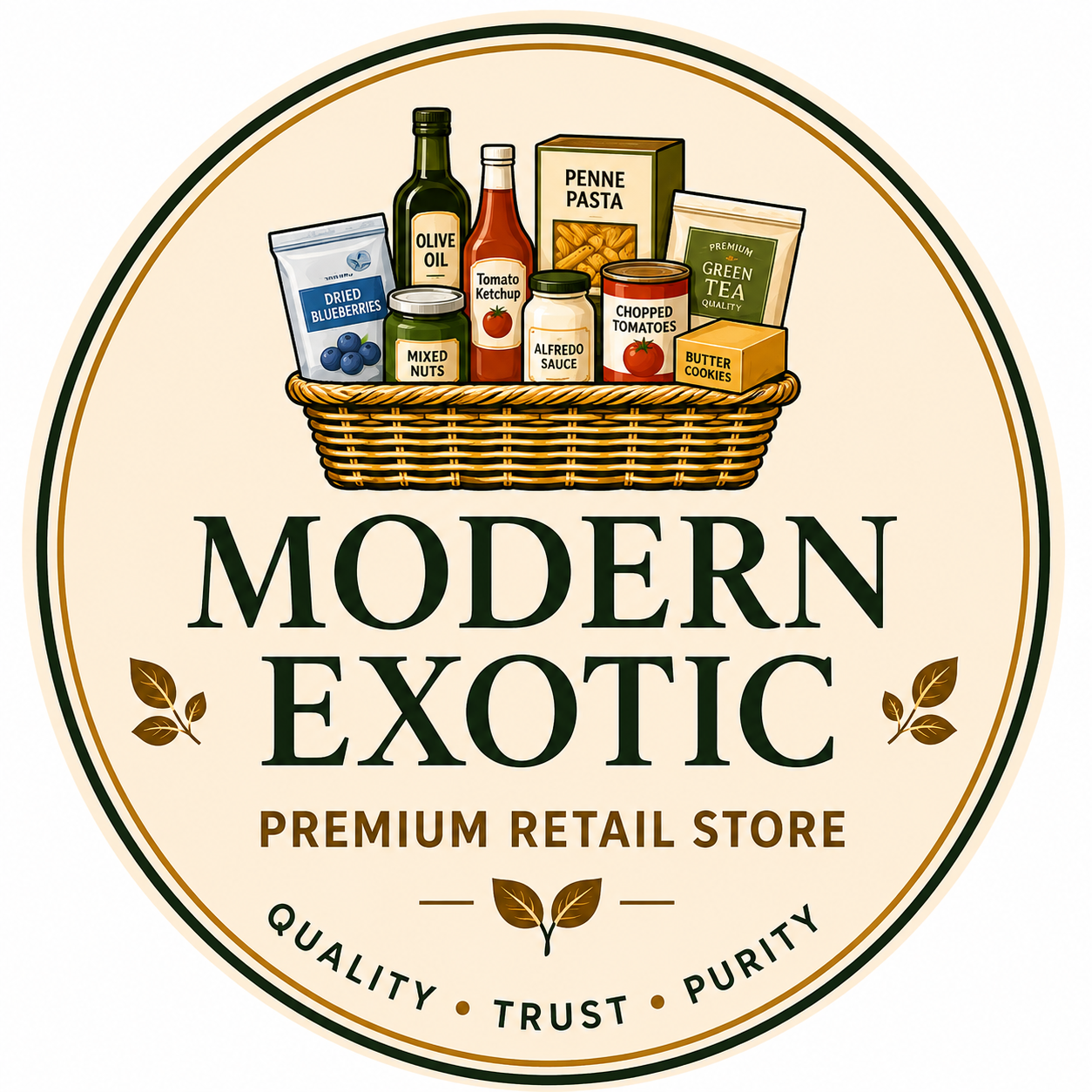 Modern Exotic Foods official logo